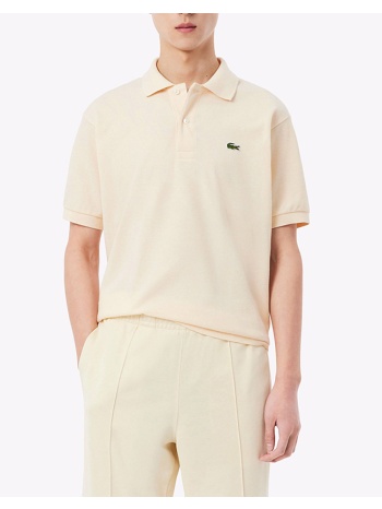 lacoste μπλουζα κμ polo ss 3l1212-056 cream