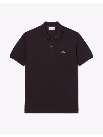 lacoste μπλουζα κμ polo ss 3l1212-3la darkbrown