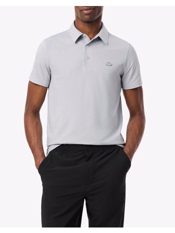 lacoste μπλουζα πολο κμ polo ss 3dh1604-acz lightgray