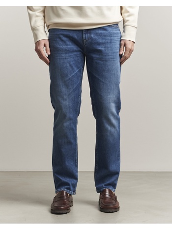 gant παντελονι reg gant jeans 3g1000011-34-972 denimblue