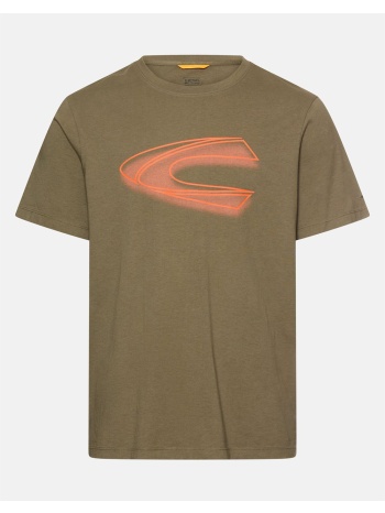 camel t-shirt κ.μ. c+ c261-409700-7t02-35 olive