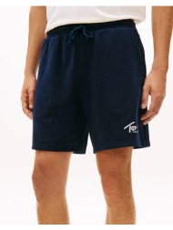 tommy jeans tjm signature beach short dm0dm23017-c1g darkblue