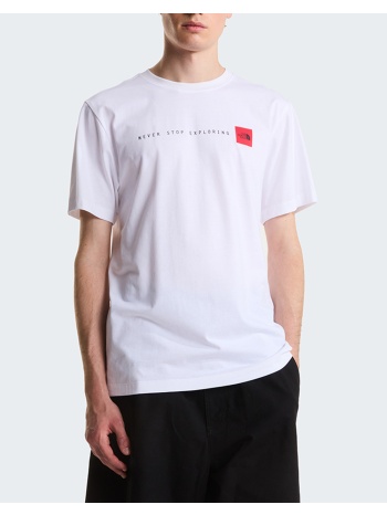 the north face m nse reg ss tee-graphi nf0a8guv-nffn4 white
