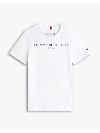 tommy hilfiger essential tee s/s ks0ks00210-8y-16y-ybr white