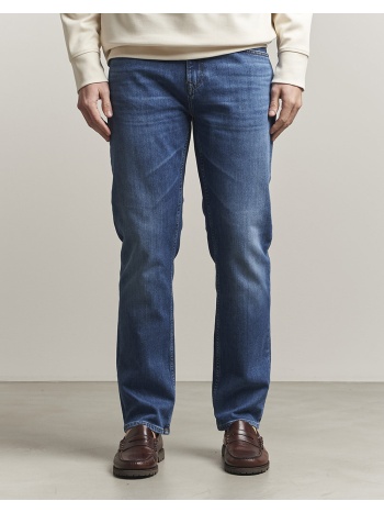 gant παντελονι reg gant jeans 3g1000011-36-972 denimblue