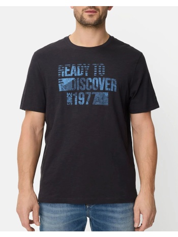 camel t-shirt κ.μ. printed c261-409700-7t17-48 darkblue