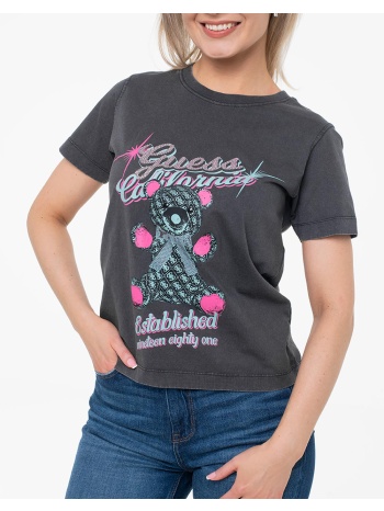 guess ss cn guess bear tee μπλουζα γυναικειο