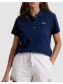 la martina μπλουζα πολο κμ woman polo s/s 30/1 cotton piq 3lmwcp006-07017 navyblue