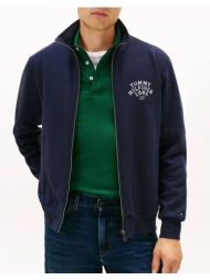 tommy hilfiger hilfiger arch stand collar zip mw0mw41425-dw5 darkblue