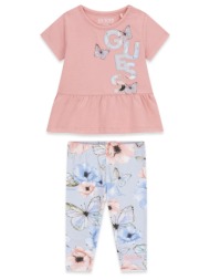 guess set ss t-shirt+leggings σετ παιδικο girl a6rg09k6yw4-g682 mixed