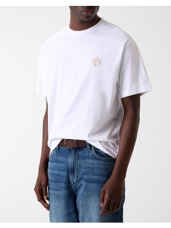 guess ss cn diamante logo tee μπλουζα ανδρικο