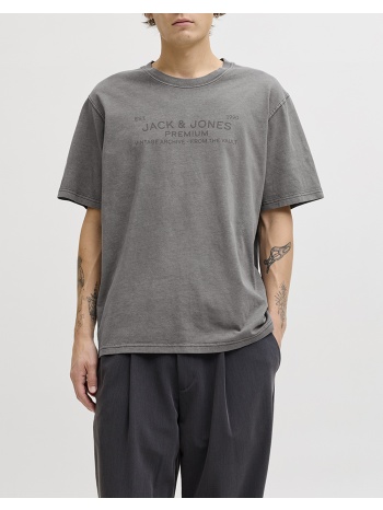 jack&jones jprbluaiden ss tee 12293014-black darkslategrey