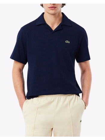 lacoste μπλουζα πολο κμ polo ss 3ph2449-166 darkblue