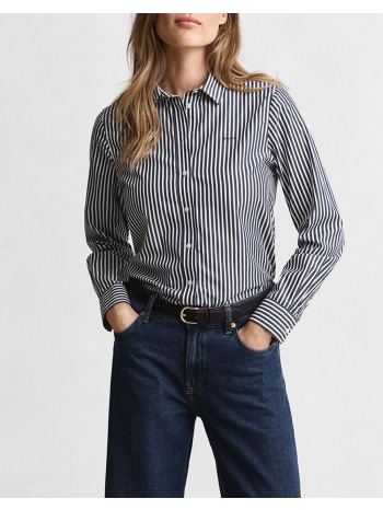 gant υποκαμισο μμ reg poplin striped shirt 3gw4300214-409