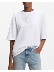 hugo oversized _tee_b_9 10268404 01 50554940-100 white