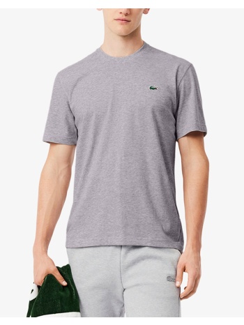 lacoste μπλουζα κμ tee-shirt 3th7618-cca gray