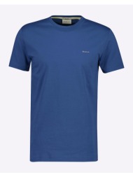 gant μπλουζα κμ contrast logo ss tshirt 3g2003413-442 blue