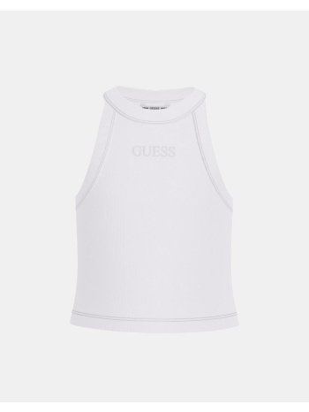 guess gmt dye rib crop sl top μπλουζα παιδικο girl