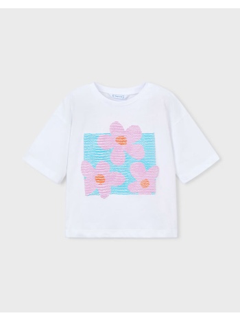 mayoral μπλουζα κοντομανικη 03016-025 white