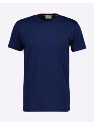 gant μπλουζα κμ contrast logo ss tshirt 3g2003413-423 royalblue