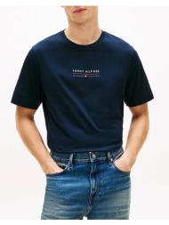 tommy hilfiger brand love lockup tee mw0mw42363-dw5 darkblue