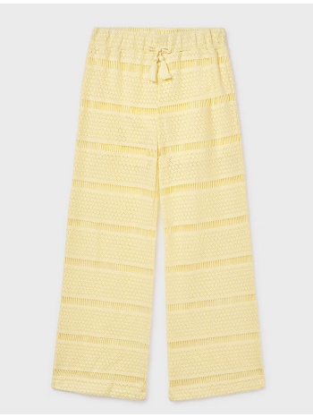 mayoral παντελονι μακρυ τυπου crochet 06550-034 lightyellow