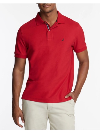 nautica μπλουζα πολο κμ cabin polo shirt 3ncn1cr0110-802 red
