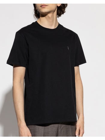 all saints dexter ss crew m005jd-jet black jetblack