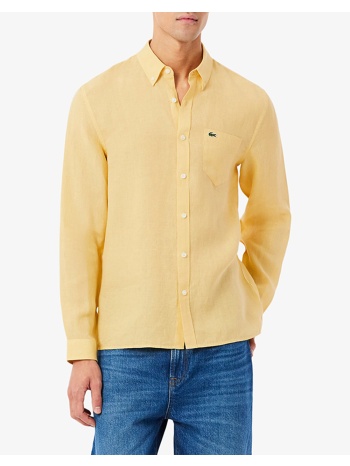 lacoste υποκαμισο μμ l sleeved shirt 3ch5692-zcm yellow