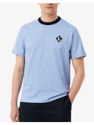 lacoste μπλουζα κμ tee-shirt ss 3th0718-aey lightblue