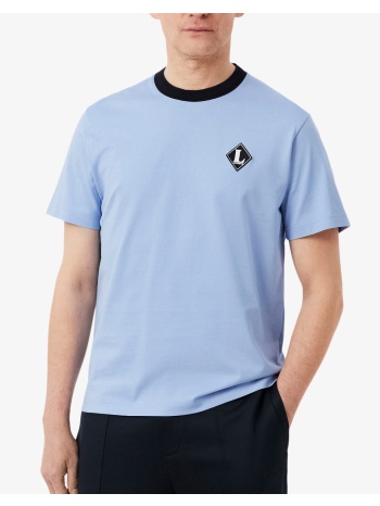 lacoste μπλουζα κμ tee-shirt ss 3th0718-aey lightblue