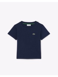 lacoste μπλουζα κμ core tee 3tj0839-166 navyblue