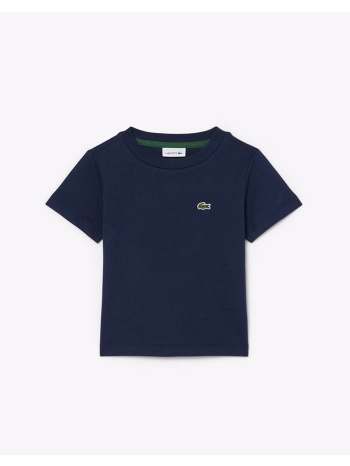 lacoste μπλουζα κμ core tee 3tj0839-166 navyblue