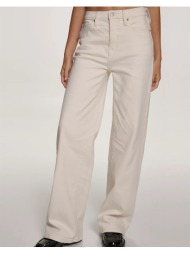 dkny dj5m4076 παντελονι denim dkny dj5m4076-ecr ecru