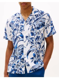 tommy hilfiger linen floral aop ss rf 1/2 mw0mw42403-ybr mixed