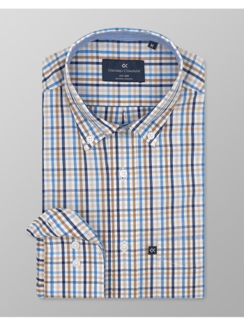 oxford company button down πουκαμισο m131-bz10.01-01 multi