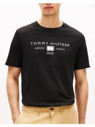 tommy hilfiger brand love mono stack tee mw0mw42365-bds black