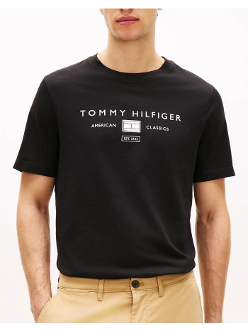 tommy hilfiger brand love mono stack tee mw0mw42365-bds
