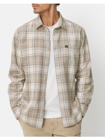 camel πουκάμισο μ.μ. check c261-409111-7s11-45 multi