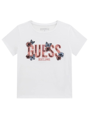 guess midi ss t-shirt μπλουζα παιδικο girl j6ri34k6yw4-g011