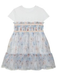 guess mixed fabric ss dress φορεμα παιδικο girl k6rk10k6yw0-p739 multi