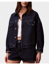 calvin klein jeans relaxed trucker true indigo lv047f780g-gwi denimdarkblue