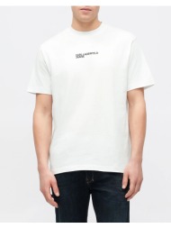 karl lagerfeld jeans klj reg ss letters tee b1m17067-100 white