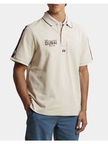 la martina μπλουζα πολο κμ man s/s polo cotton piquet