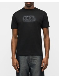 karl lagerfeld t-shirt crewneck 755060-562242-990 black
