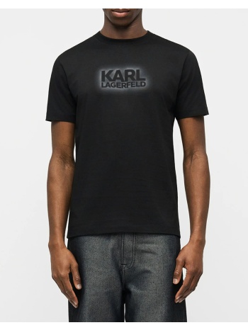 karl lagerfeld t-shirt crewneck 755060-562242-990 black