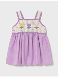 mayoral φορεμα συνδυασμενο πλεκτο 01931-080 lilac