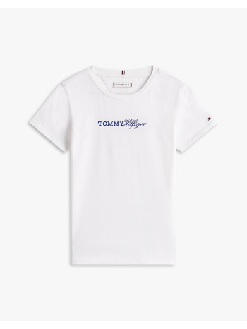 tommy hilfiger tommy script tee ss kg0kg09123-2y-7y-ybr
