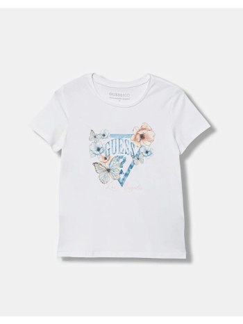 guess ss t-shirt μπλουζα παιδικο girl k6ri21k6yw4-g011 white
