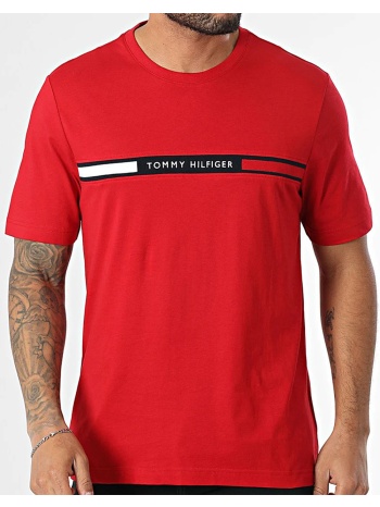 tommy hilfiger hilfiger chest insert tee mw0mw36498-xld red